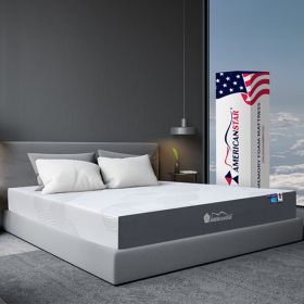 Capella 10" King Mattress; Hole Punch Aero Gel Memory Foam with Plush Foam Core Support; Made in USA