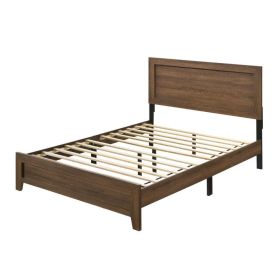 Miquell Eastern King Bed; Oak 28047EK