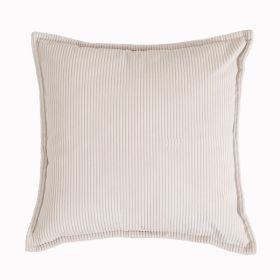 High-end Solid Color Pillow Sofa Living Room Cushions (Option: Cloud Grey-50x50cm Throw Pillow Cover)